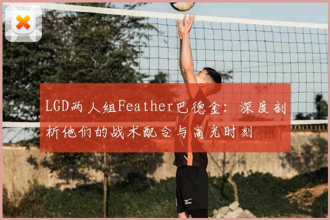 LGD两人组Feather巴德金：深度剖析他们的战术配合与高光时刻